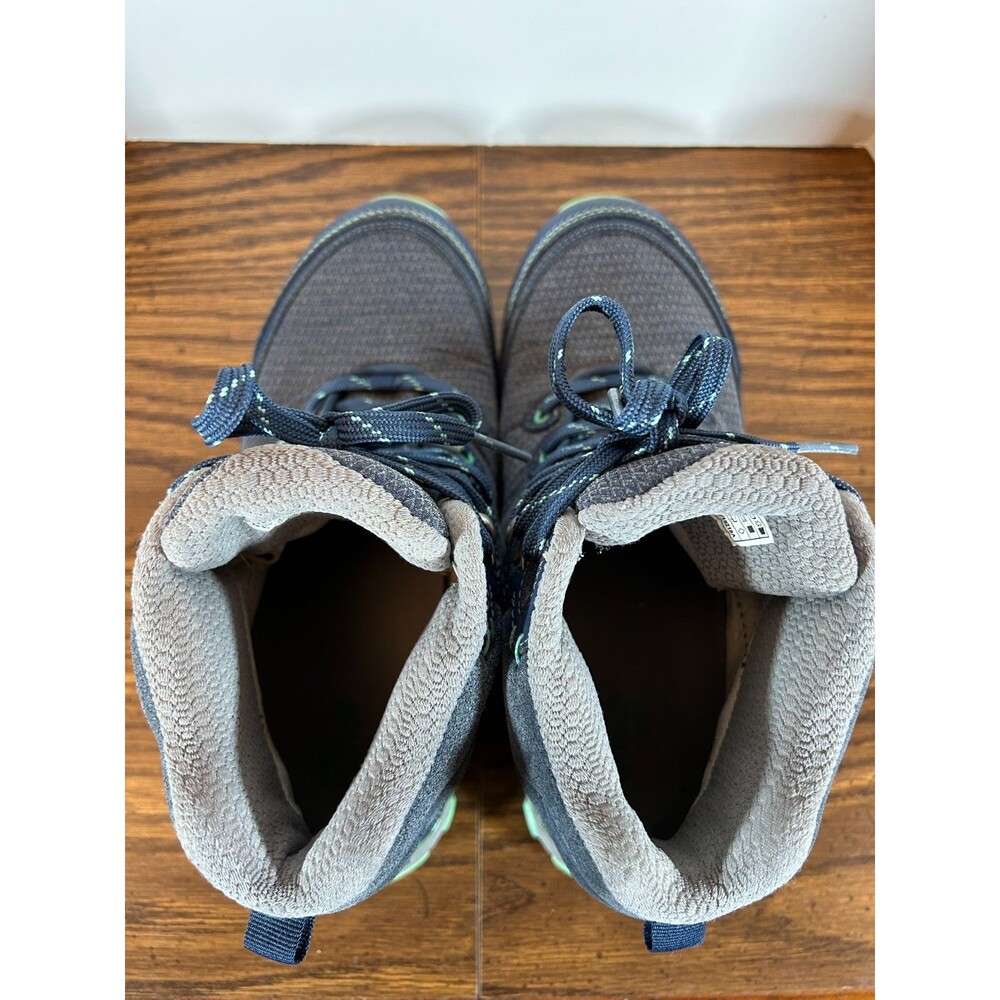 Ahnu By Teva Sugarpine High Waterproof Size 8 Vibram Hiking Boots Blue Gray - Picture 5 of 7